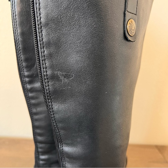 Sam Edelman
Penny Black Leather Back Zip Block Heel Riding Boots Size 7 - Picture 5 of 17